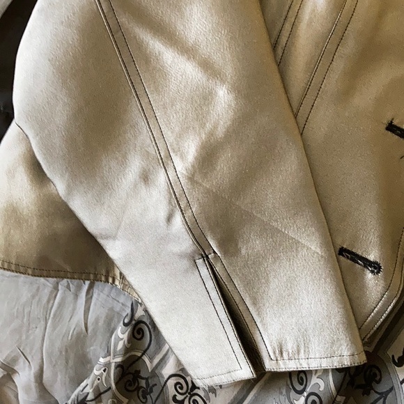 Silver sateen tapered blazer - Picture 3 of 6